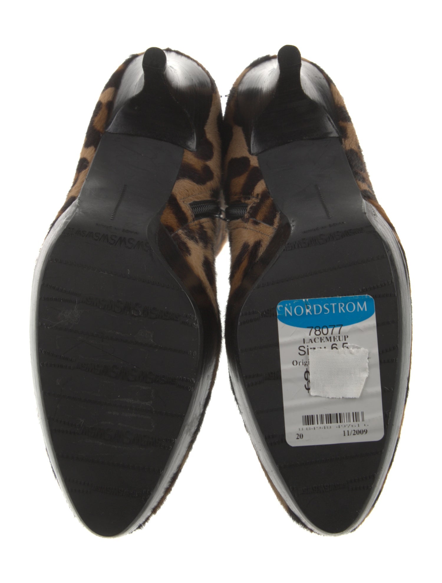 Stuart Weitzman Ponyhair Animal Print Boots